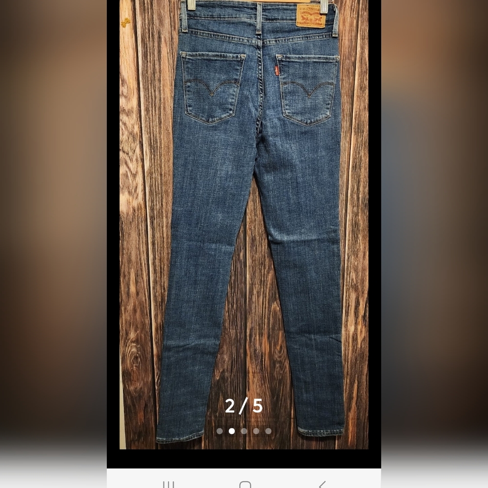 Levi's high rise skinny jeans - Picture 2 of 3
